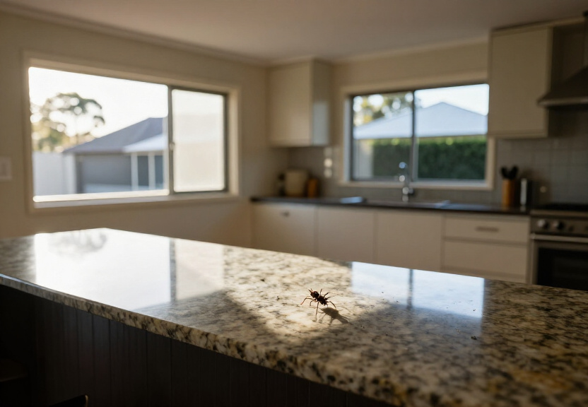 Ant-free kitchen in Clovelly after treatment